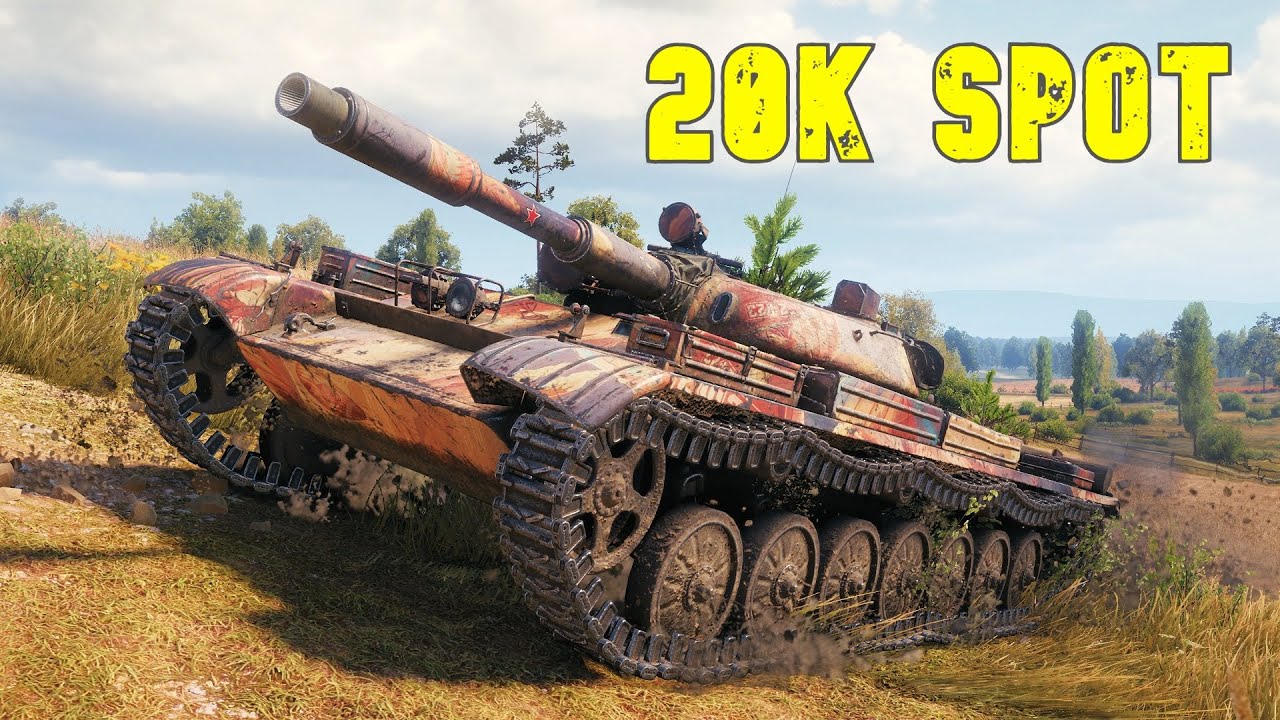 World of Tanks T-100 LT  - Silent Scout – Over 20K Spotting.