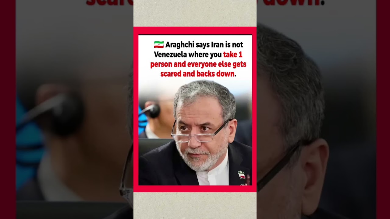 Iran's Araghchi Responds to Pressure, Says Tehran Will Not Be Intimidated