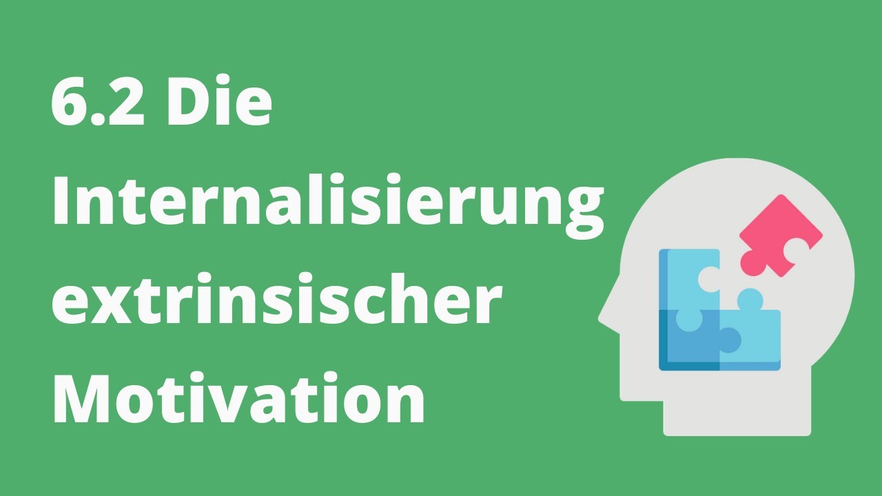 Motivation und Unterricht: 6.2 Selbstbestimmungstheorie: Internalisierung extrinsischer Motivation