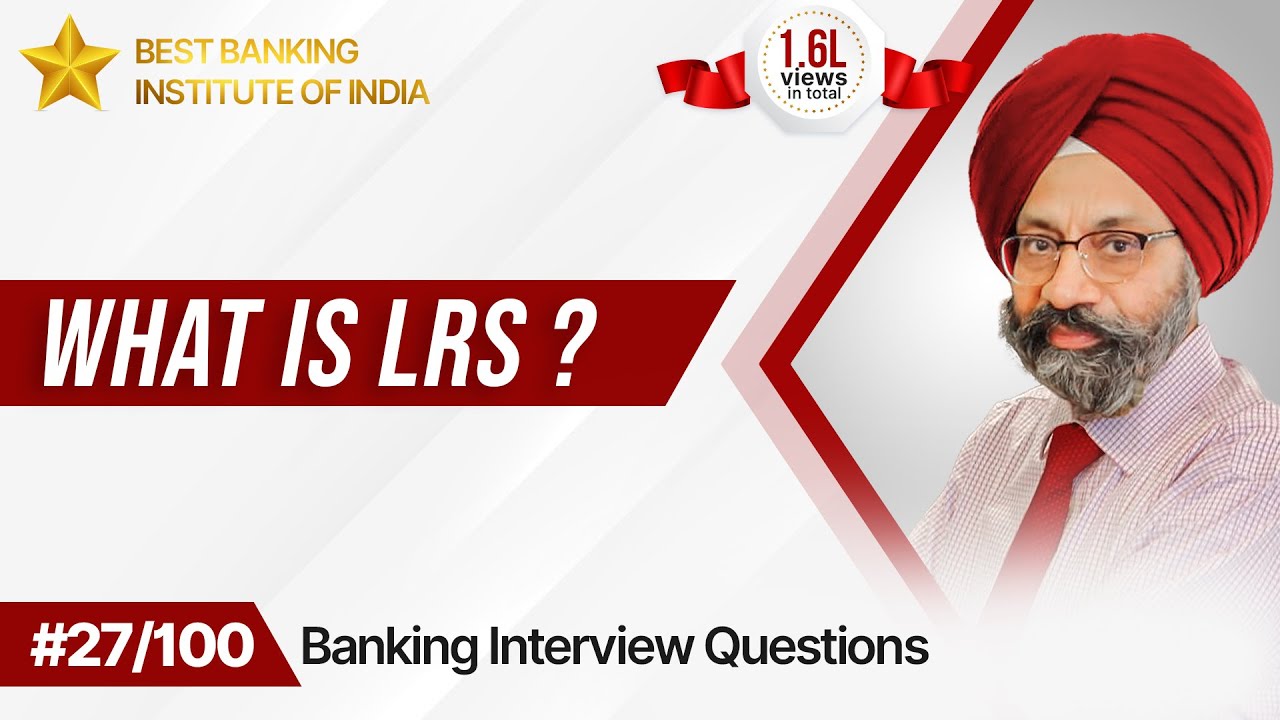 What is LRS? | Best Answer For Banking Aspirants | Mr. Jasbir Singh | IPB India