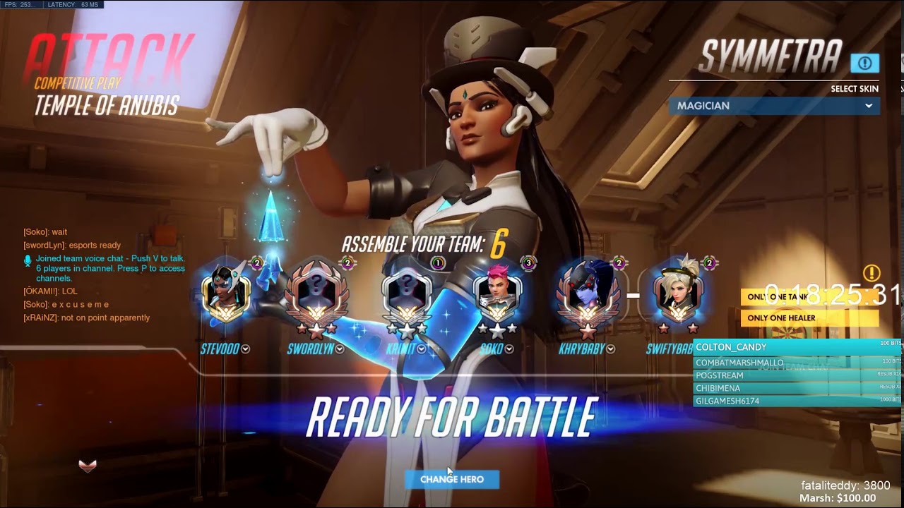 Symmetra 3.0 20k Damage Platform Flank Anubis