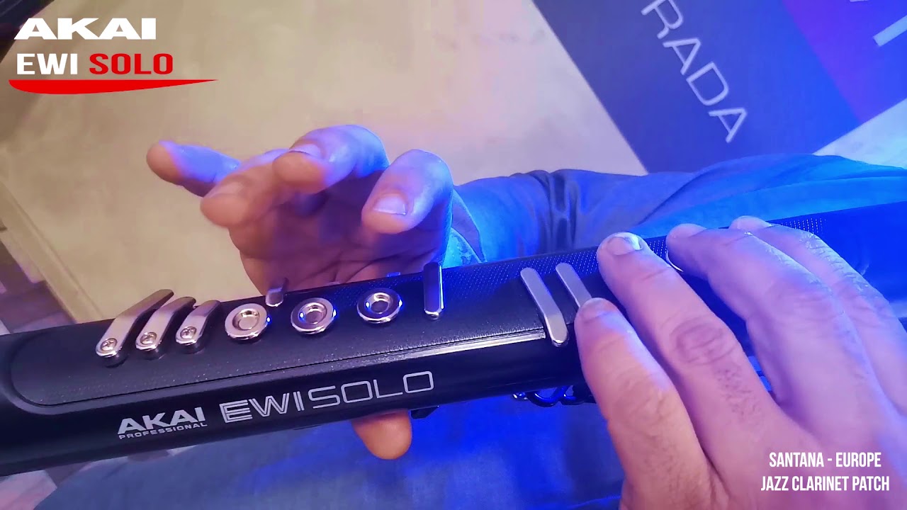 AKAI EWI SOLO - Santana - Europe, cover