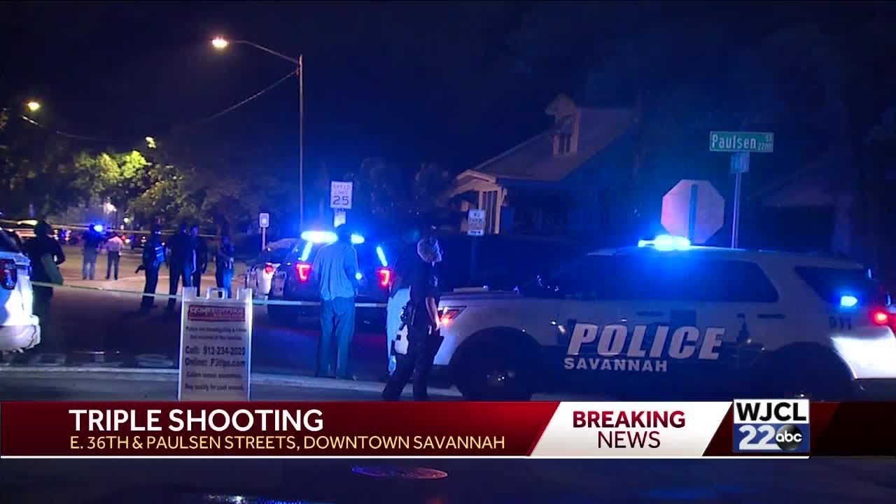 Triple shooting overnight in Savannah