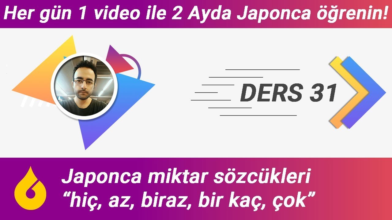 🇯🇵 Japonca Dersi 31/60: Japonca miktar sözcükleri 