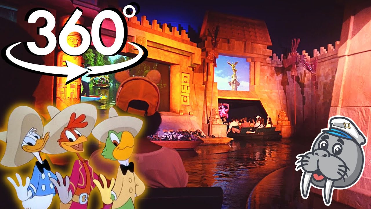 360 VR Adventure on Gran Fiesta Tour Starring the Three Caballeros in Epcot | Walt Disney World Ride