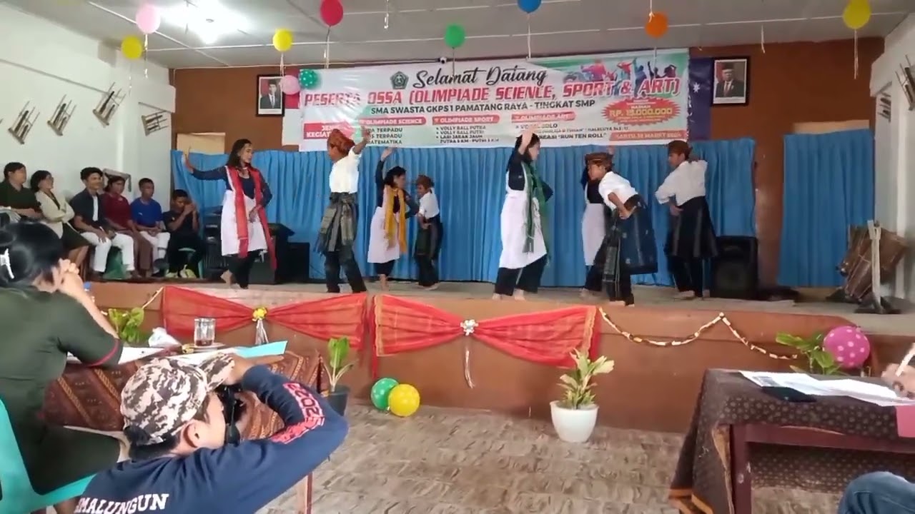 Juara 1 Tari Kreasi Simalungun tingkat SMP di SMA swasta GKPS 1 Pamatang Raya kabupaten Simalungun 👍