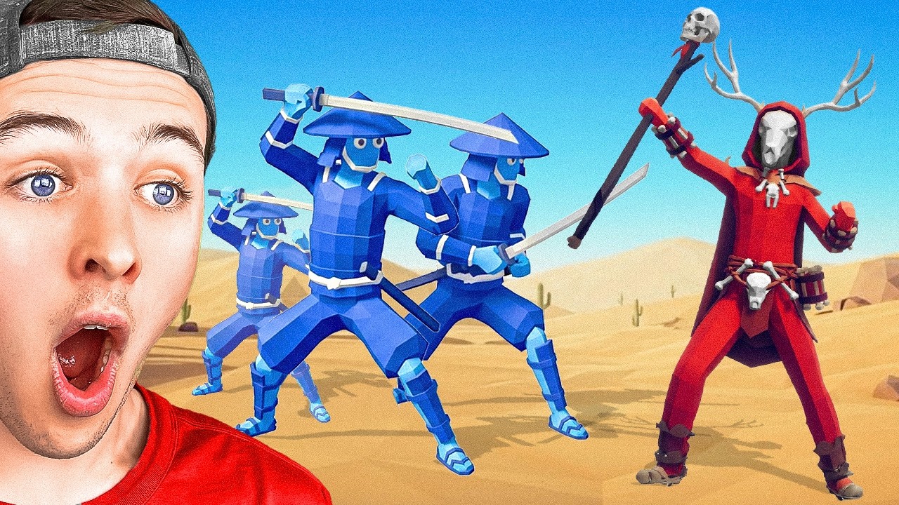 Reacting to INSANE SAMURAI vs NECROMANCER BATTLE IN TABS!