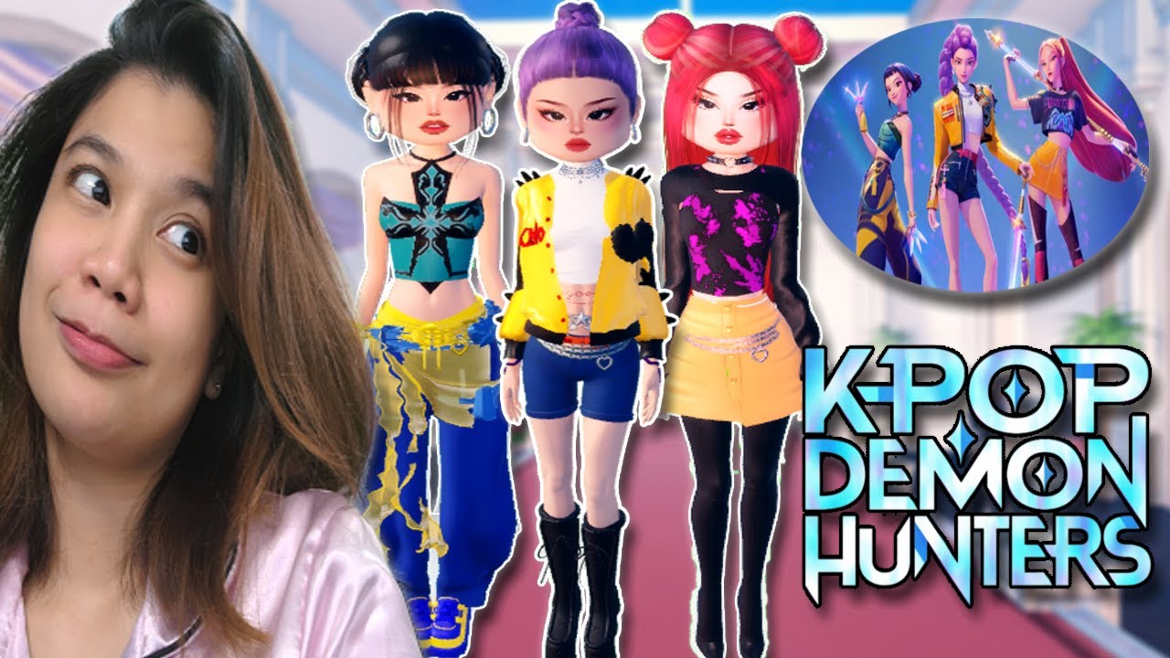 KPOP DEMON HUNTERS IN DRESS TO IMPRESS (Roblox)
