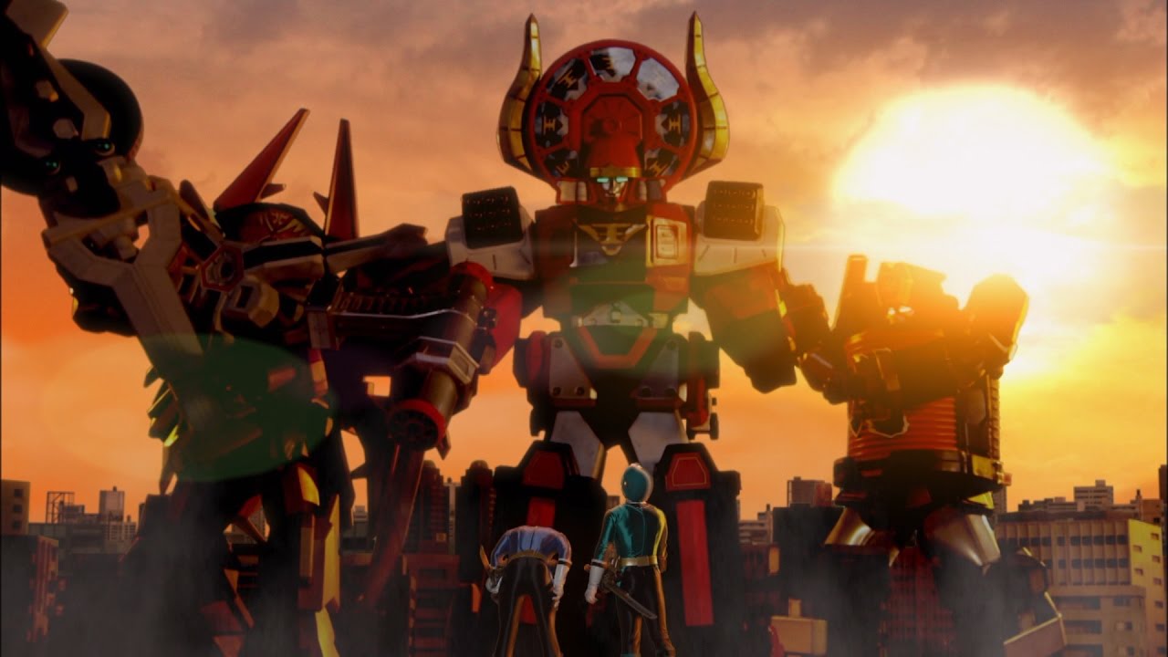 Power Rangers Super Samurai - A Sticky Situation - Megazord Fight | Power Rangers Official