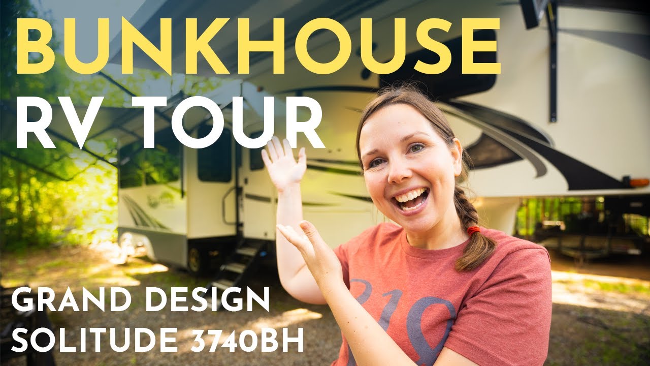 BUNKHOUSE RV TOUR | Grand Design Solitude 3740BH | Full Time RV Living
