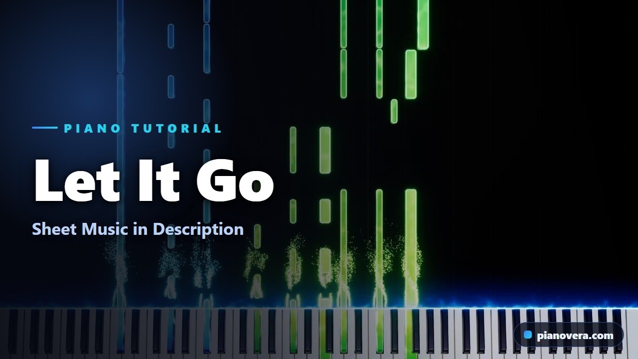 Let It Go Piano Tutorial - Frozen | Sheet Music in Description
