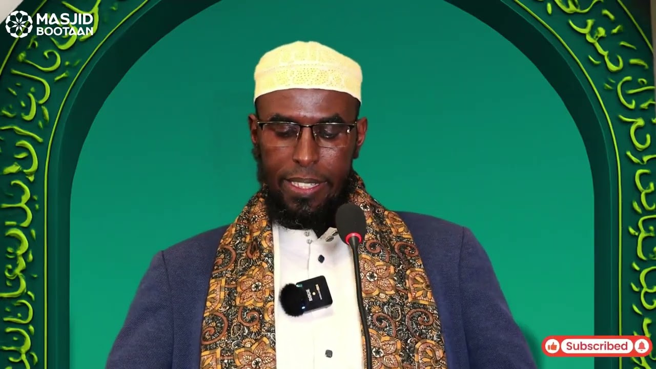 Ilaalinta Nabadgelyada Waddanka // Khudbadda Jimcaa — Sheekh Maxamed Caydiid