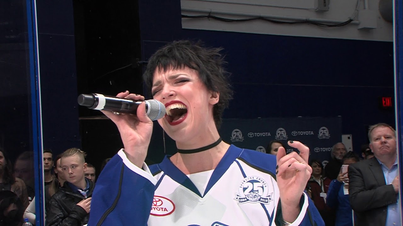 Lzzy Hale National Anthem