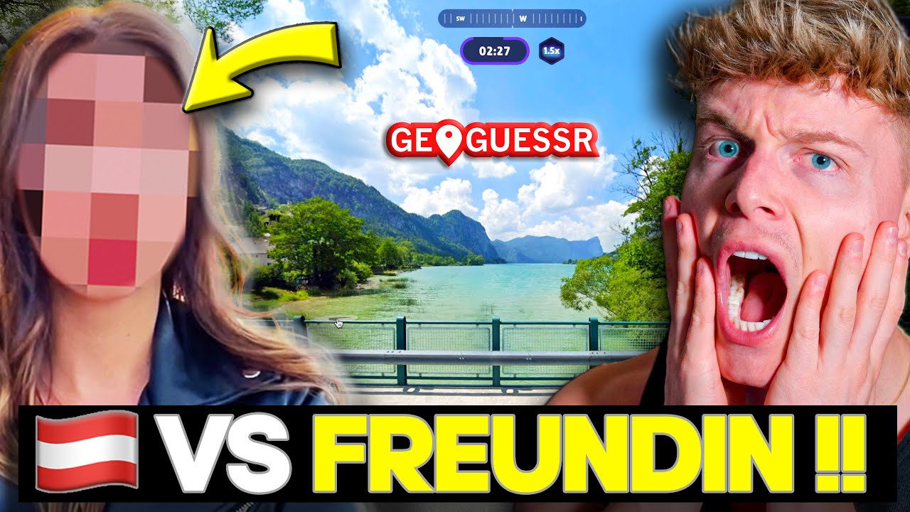 Österreichische ORTE erraten!! 🇦🇹😱 Battle vs FREUNDIN #1 | GeoGuessr Austria