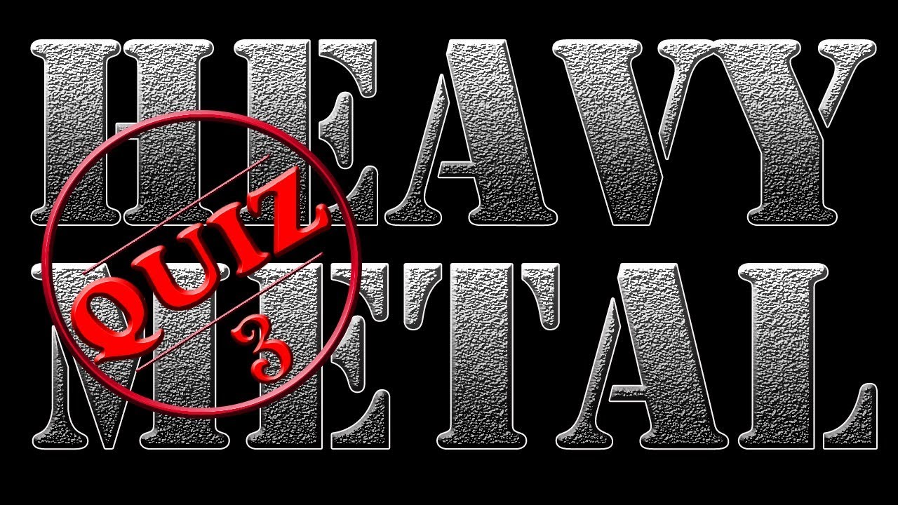 Heavy Metal Quiz 3 - Speed Metal 3