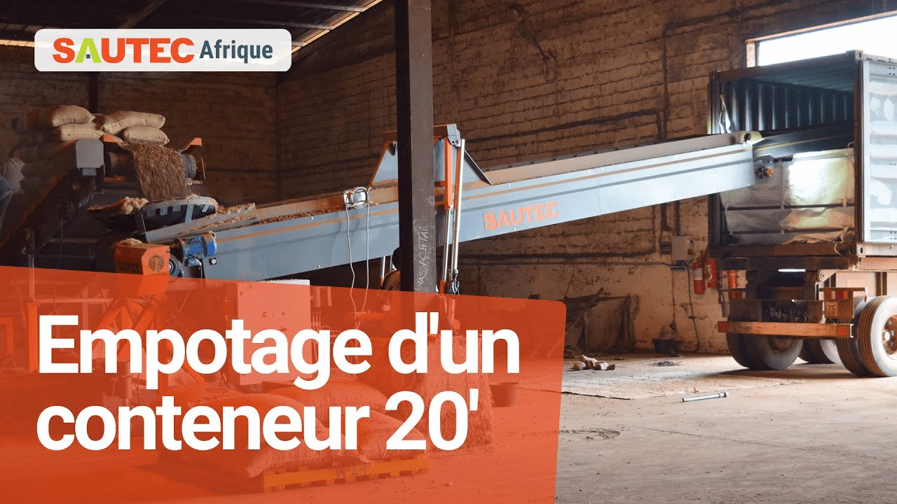Empotage d'un conteneur 20' en moins de 20 minutes ! ⏱