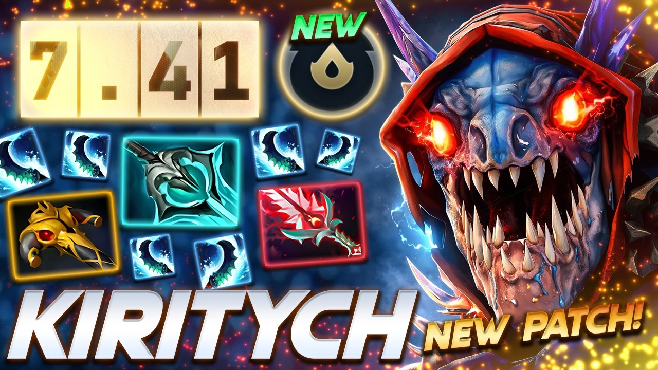[7.41] Kiritych Slark - NEW PATCH - Dota 2 Pro Gameplay [Watch & Learn]