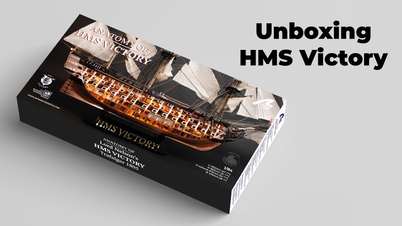 Anatomy of HMS VICTORY: UNBOXING - Artesania Latina ref. 22900-OP