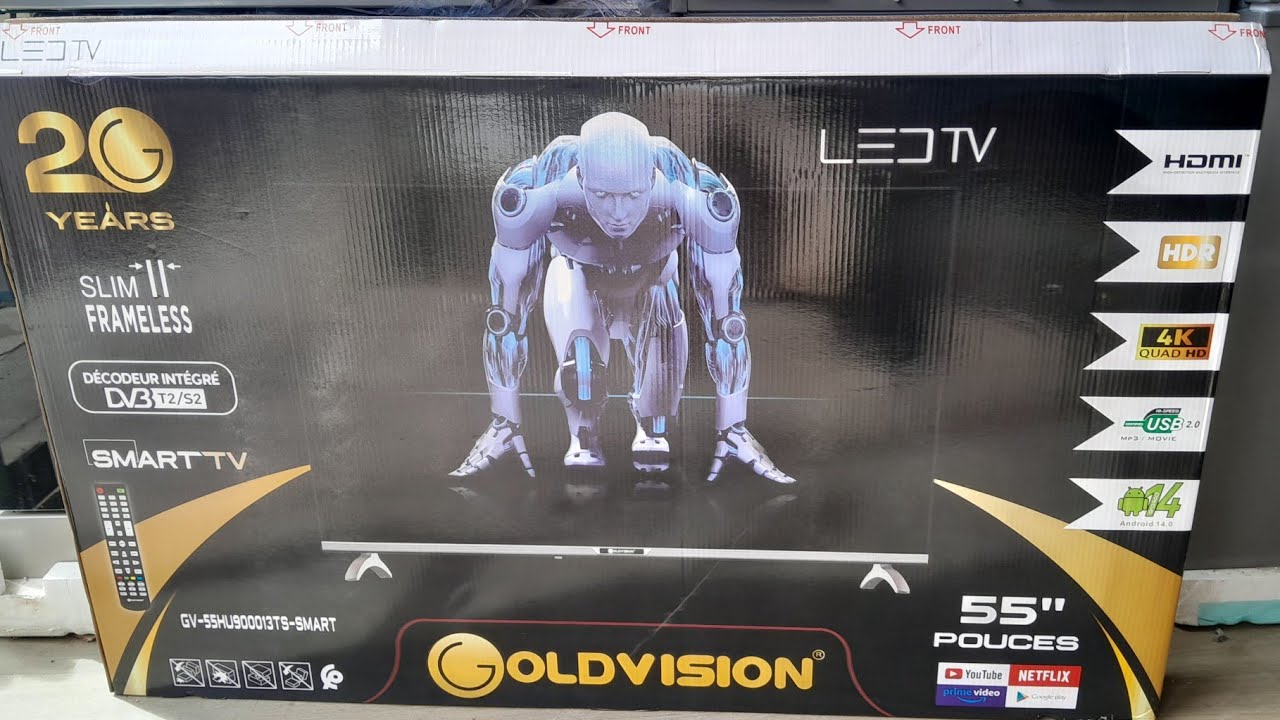 جديد goldvision 4k android 14 مع شرح