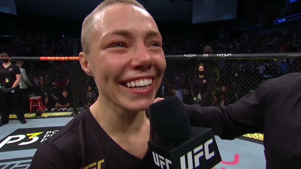 UFC 261: Rose Namajunas Octagon Interview | 