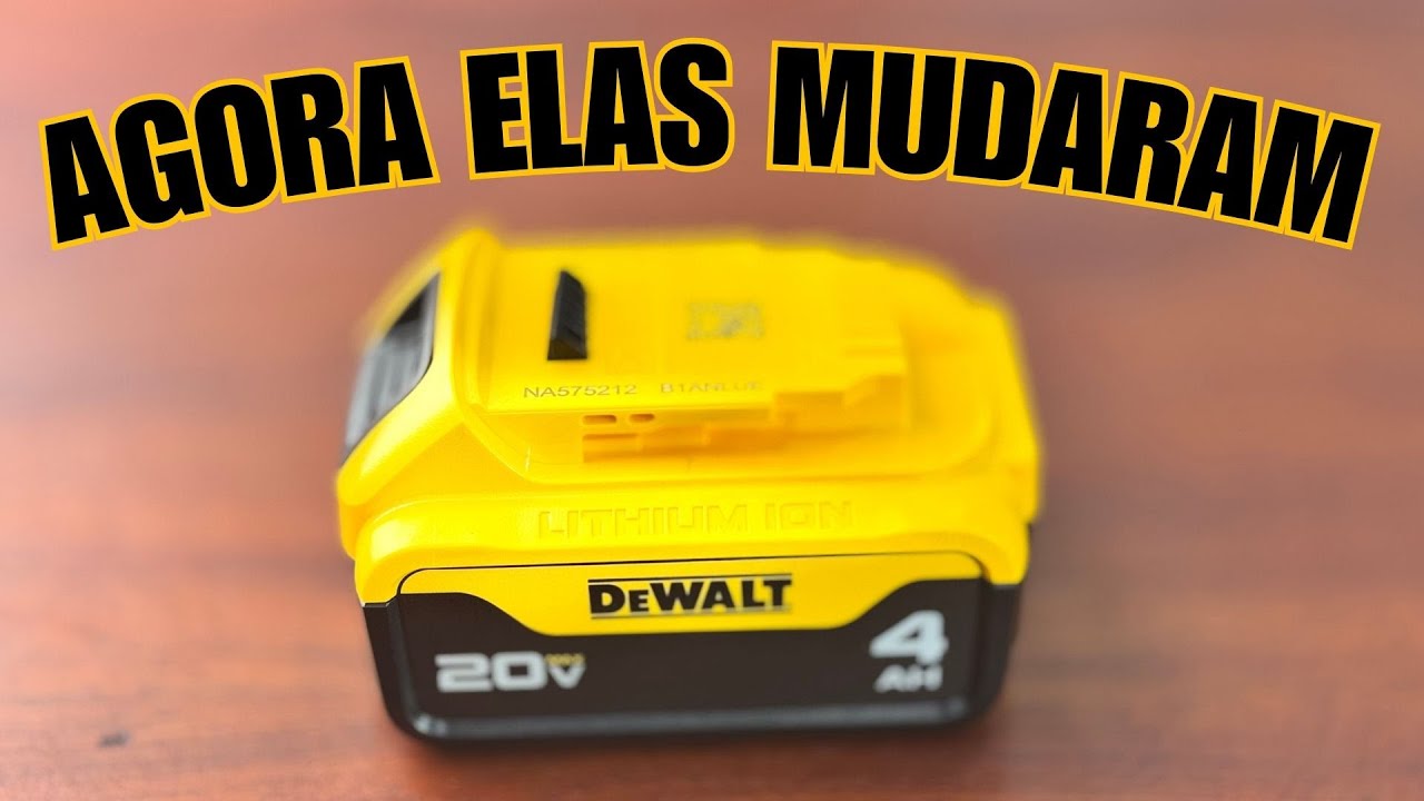 O QUE ESTÁ ACONTECENDO COM AS BATERIAS DEWALT? veja neste video as mudanças nas baterias #dewalt