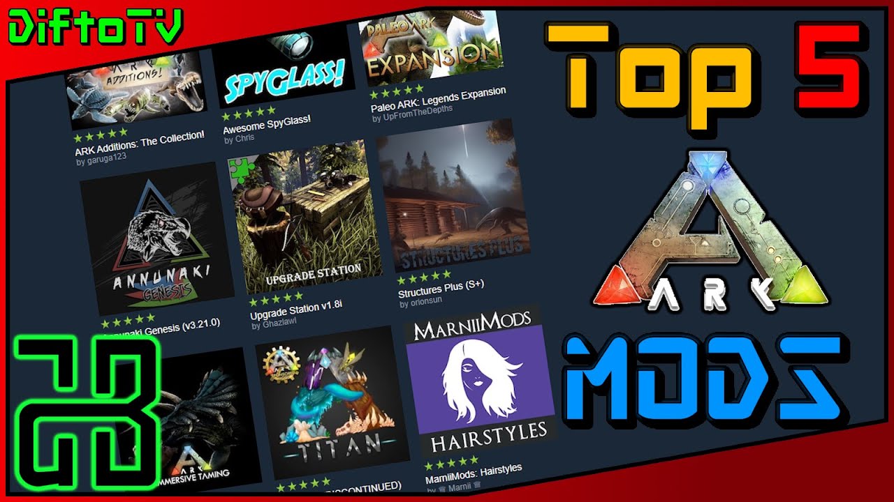 TOP 5 ARK MODS | Ark: Survival Evolved