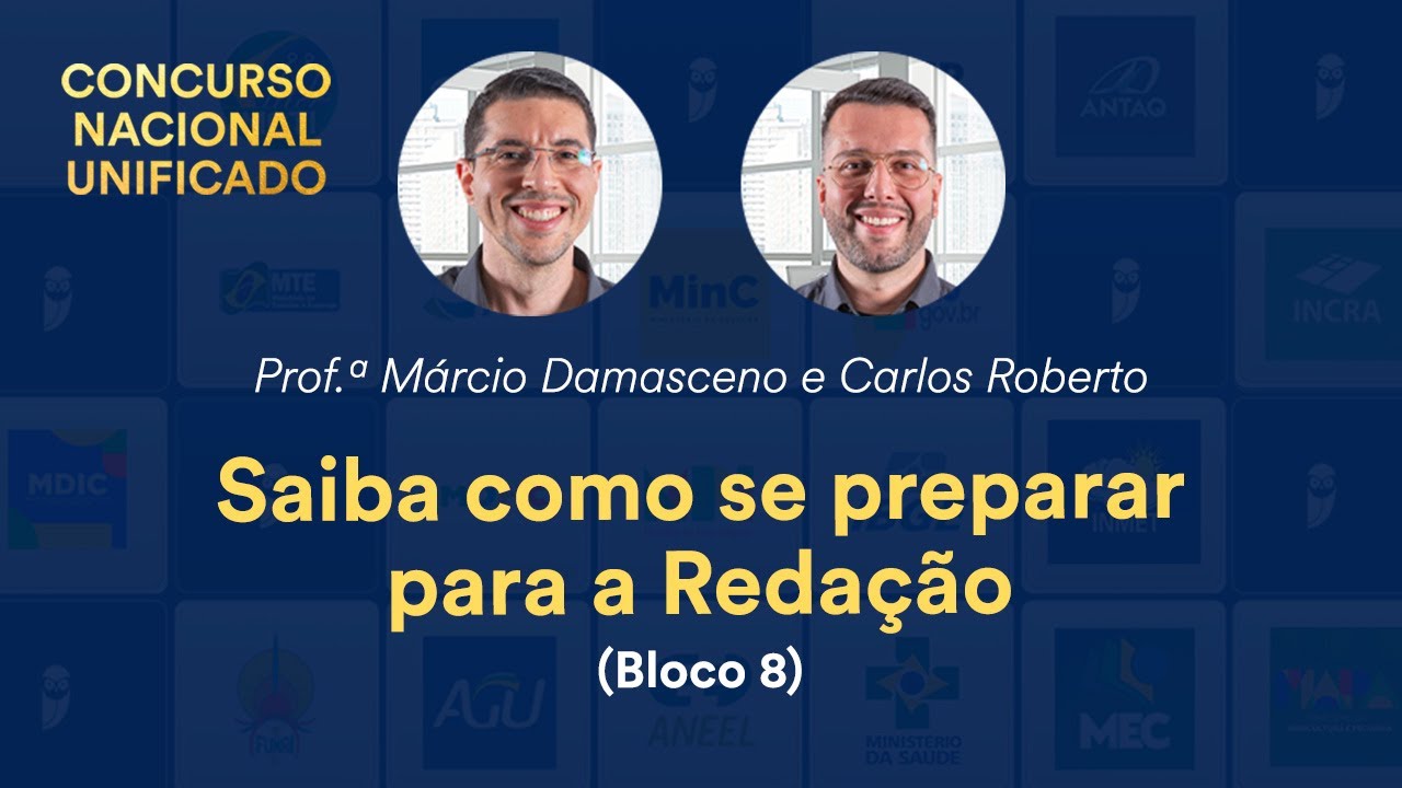 Concurso CNU: Saiba como se preparar para a redação - Bloco 8