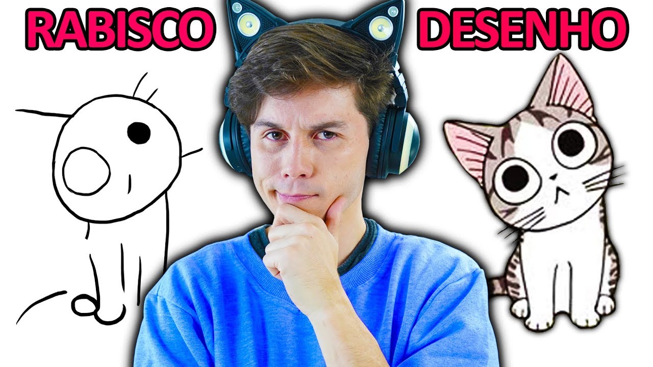 TRANSFORMEI SEUS RABISCOS EM DESENHOS !