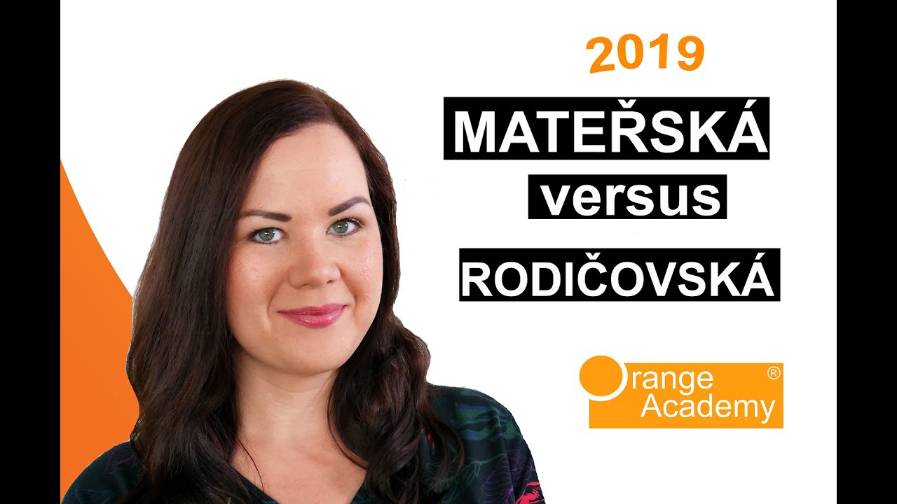 Mateřská dovolená versus rodičovská dovolená - základní rozdíly | Orange Academy