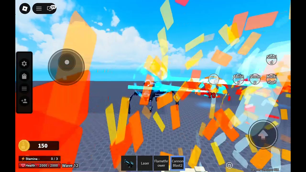 OP GLITCH IN BOX SIGE DEFENSES #ROBLOX I LOVE THE GLITCH