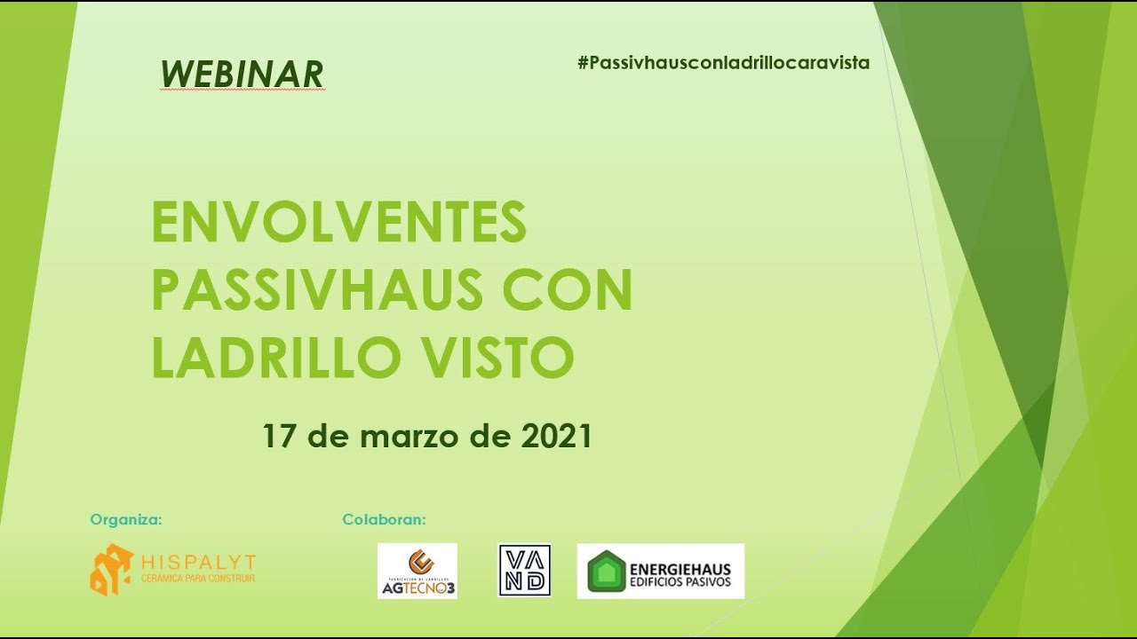 Webinar Envolventes Passivhaus con ladrillo visto 17.03.21