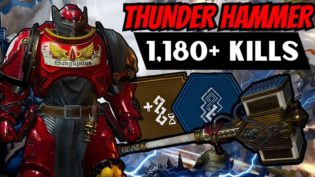 Bulwark Thunder Hammer Build Completely DEMOLISHES Hordes with 30% Damage Reduction - Space Marine 2