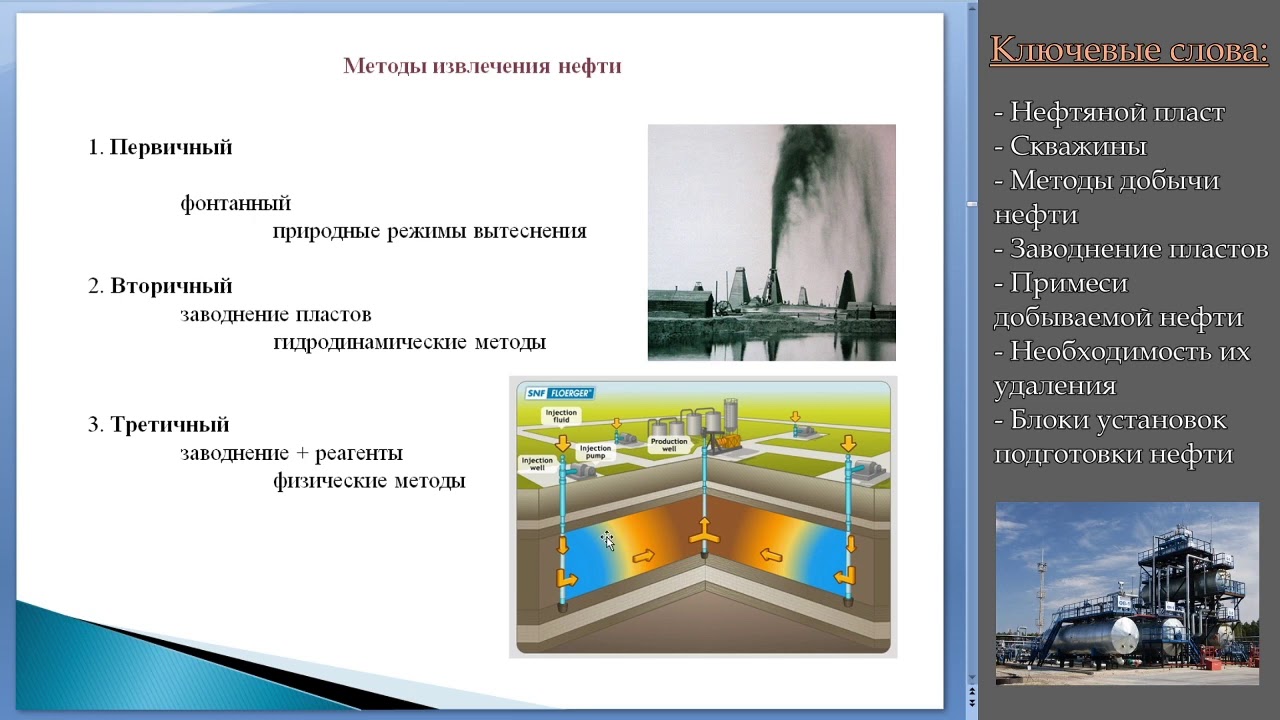 Необходимость подготовки нефти