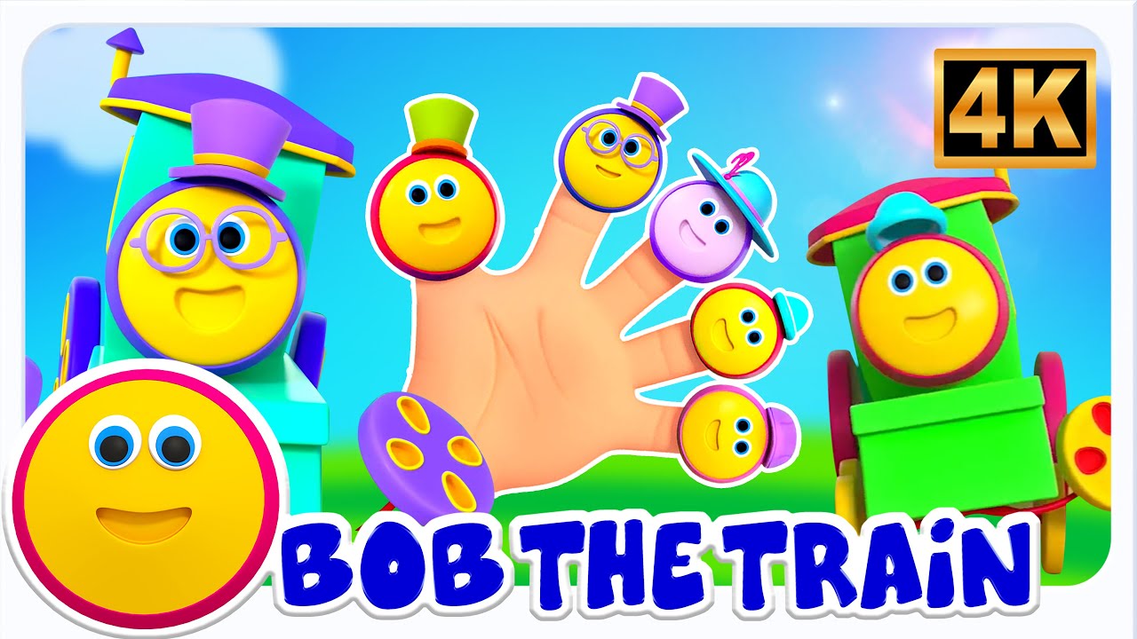 Bob the Train Finger Family + More Nursery Rhymes for Babies
