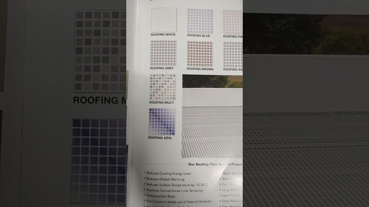 kag Cool Roofing Tiles, Cool Roofing Tiles, plain Roofing Tiles, White Roofing Tiles, Hi Tech  Tiles