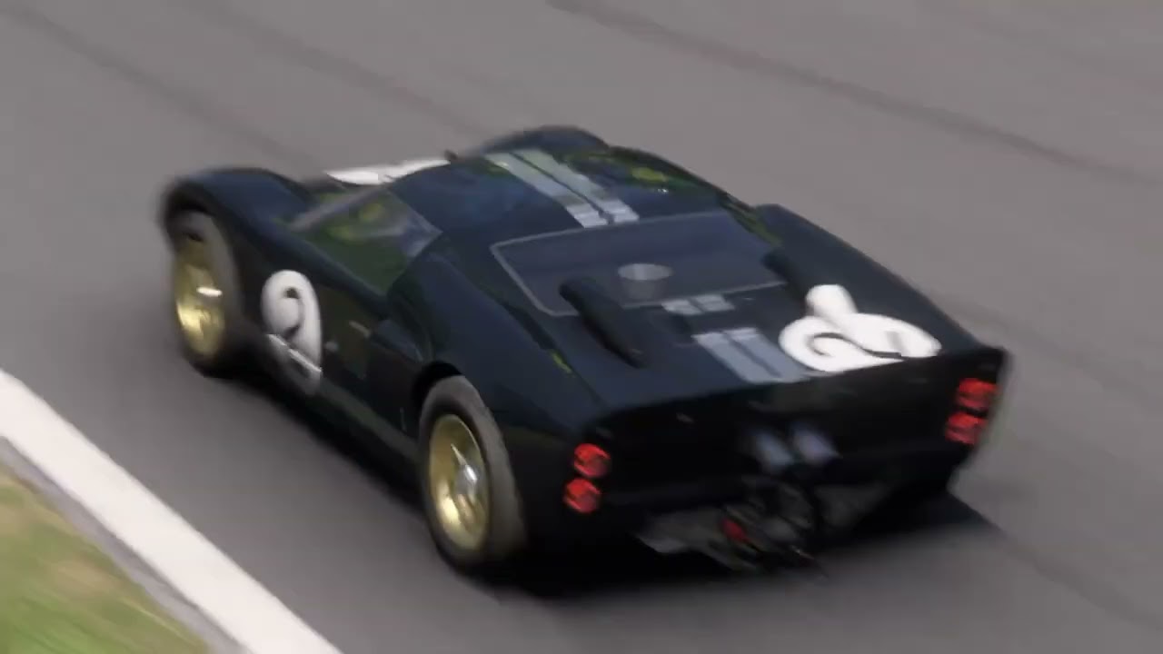 1966 Ford GT40 MKII | Full Push Lap at Le Mans | (old straight) | Forza Motorsport