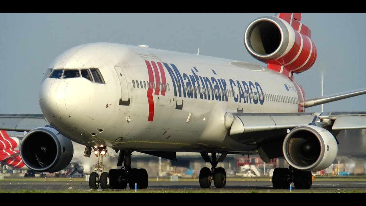 GREAT Sounding MD-11 - Dirty Martinair | PH-MCP | Schiphol