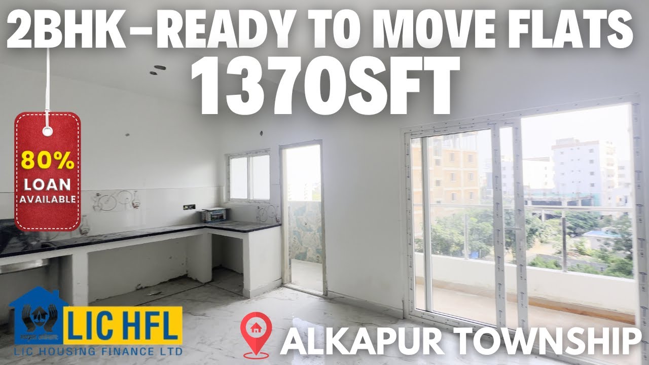 2BHK 1370Sft Flat in Alkapur Township|North Facing |Manikonda|Hyderabad|Keyxo Properties..!
