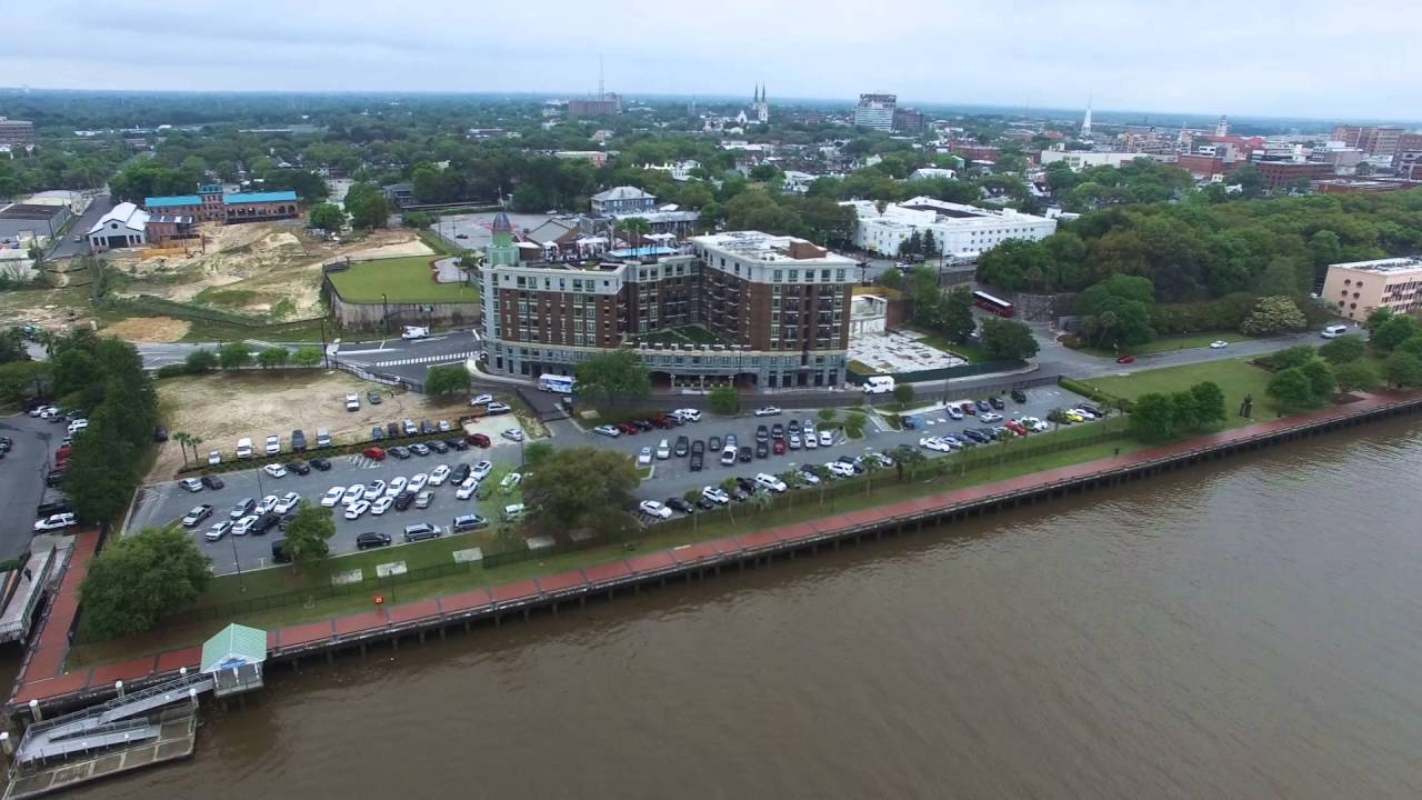SAVANNAH HOMEWOOD SUITES Drone View