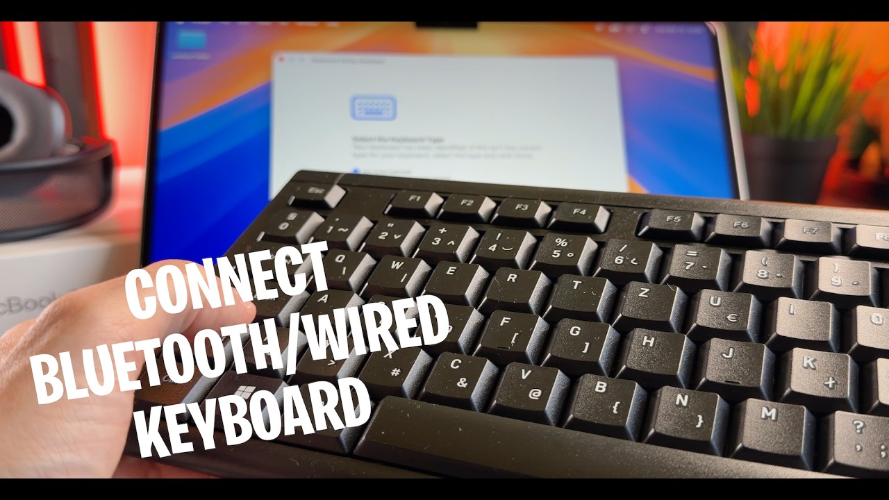 Как подключить Bluetooth-клавиатуру к MacBook Air M5