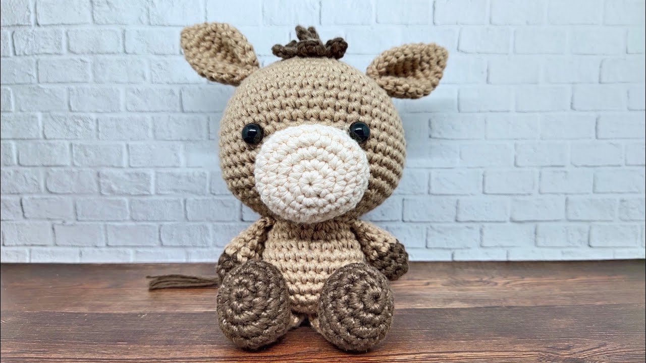 DONKEY | HOW TO CROCHET | AMIGURUMI TUTORIAL