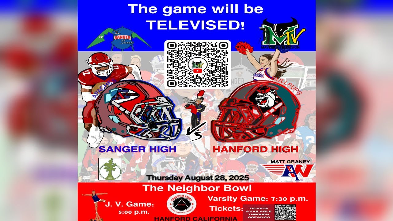 Sanger High Apaches Vs. Hanford Bullpups!