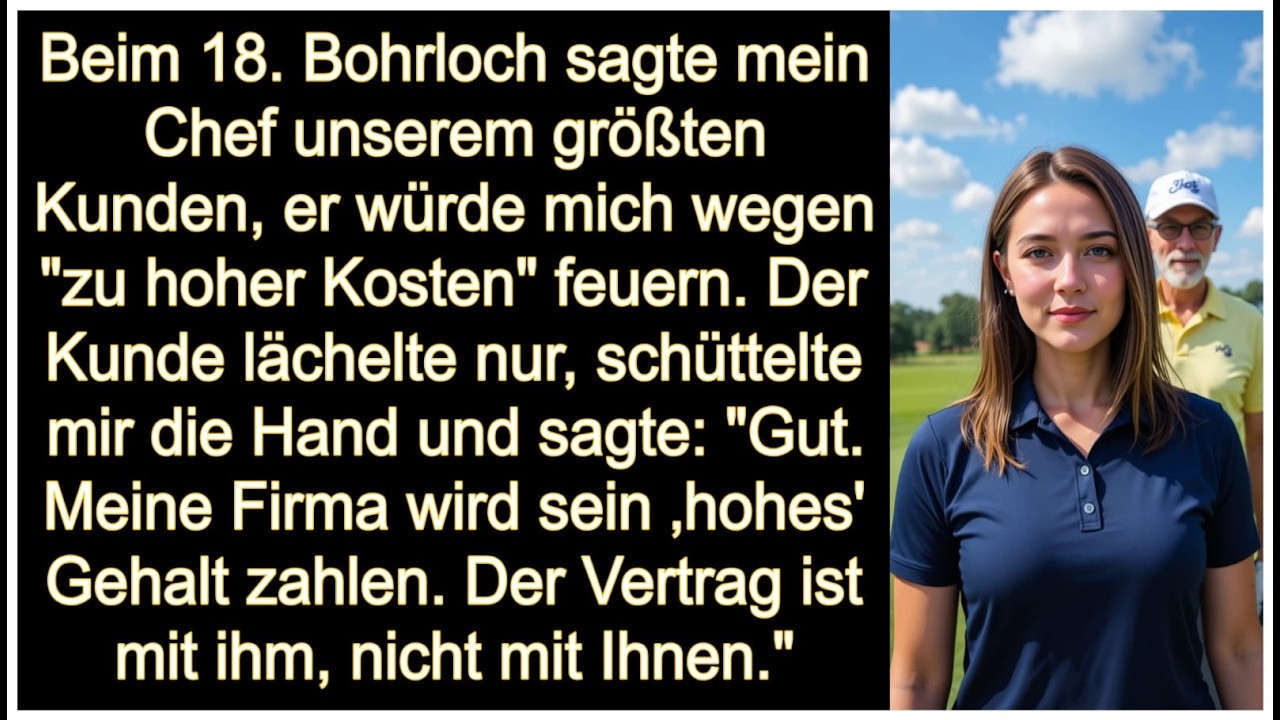 “Am 18. Loch gefeuert – Sekunden später stellte mich der Kunde ein | CEO deckt alles auf”