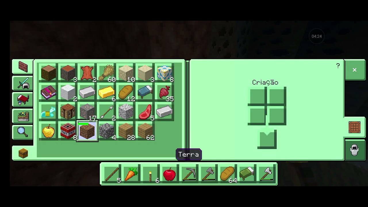 Jogando Minecraft survival parte 2