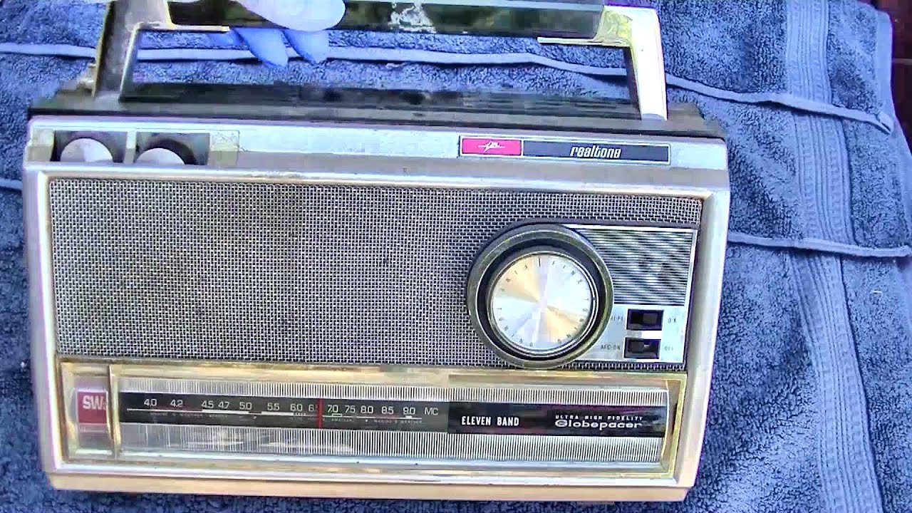 Realtone Globepacer 11 Band Shortwave AM FM Transistor Radio Resurrection3