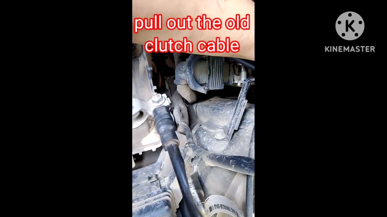 Kia picanto 2016 replace clutch cable