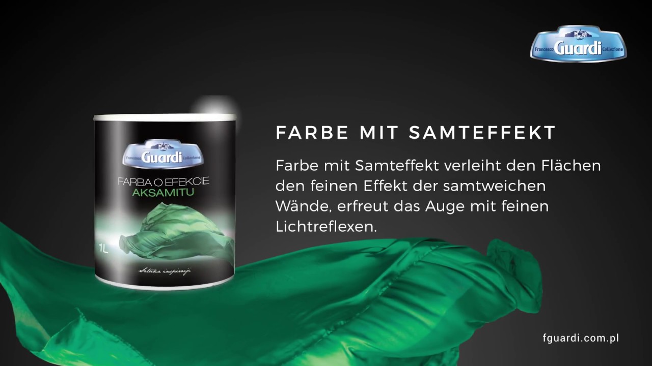 Farbe mit Samteffekt - Francesco GUARDI Collezione