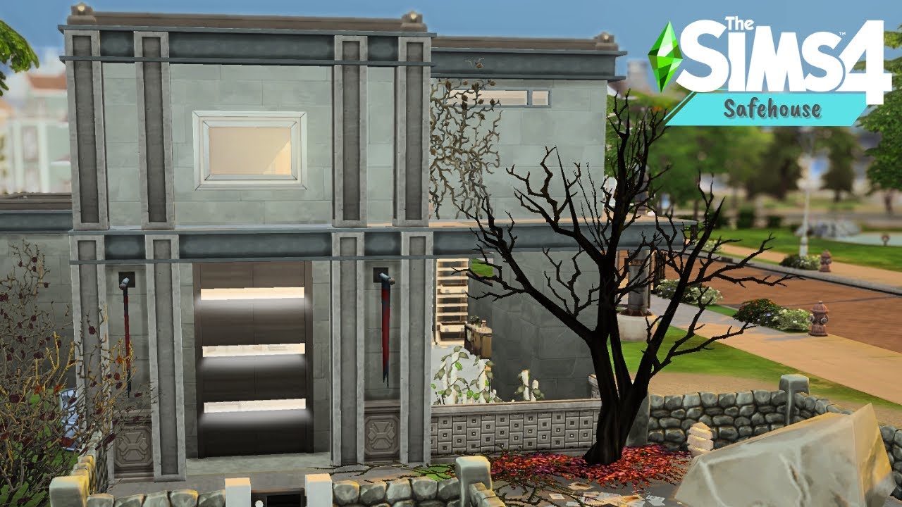 A Starter Safehouse for Quiet Living | Sims 4 Speed Build