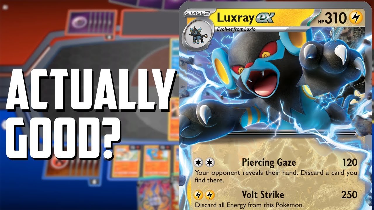 WAIT...Luxray ex is ACTUALLY GOOD?! - (Pokemon TCG Deck List + Matches)
