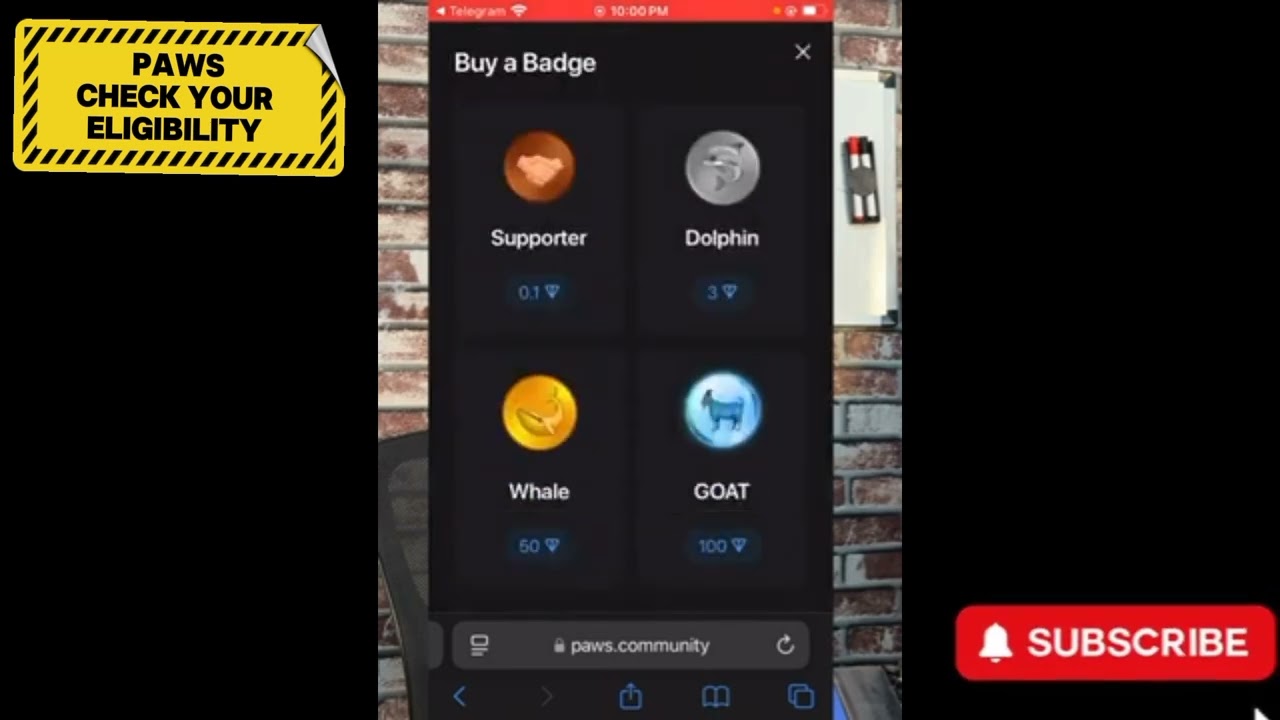 PAWS Airdrop Claim page is LIVE | Paws Airdrop Eligible Checker | 300,000 PAWS Criteria